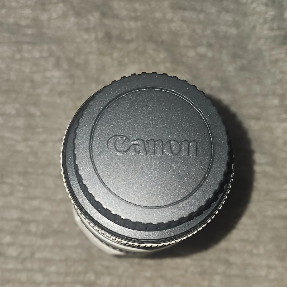 COPY - White and Black Camera Lens with Blue Pouch